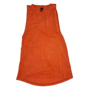 ADIDAS Athletic Orange Splatter Tank Top Lightweight Women’s Size XS Soft EUC